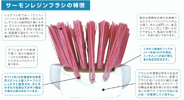 サーモンブラシ(レジンタイプ) GL31